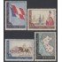 Perú Aéreo 138/41 1958 Exposición peruana de París Caballo Bandera MNH