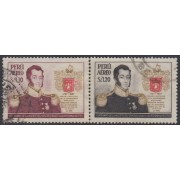 Perú A- 146/47 1958 Centenario de la muerte del General Álvarez Thomas Usado