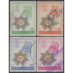 Perú A- 148/51 1958 150 Aniversario del Colegio de Abogados Usado Perú A- 148/51 1958 150 Aniversario del Colegio de Abogados Usado