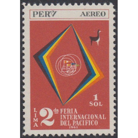 Perú A- 168 1962 2da Feria internacional del Pacífico MH Perú A- 168 1962 2da Feria internacional del Pacífico MH