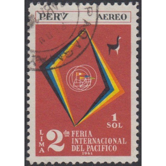 Perú A- 168 1962 2da Feria internacional del Pacífico Usado Perú A- 168 1962 2da Feria internacional del Pacífico Usado