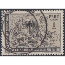 Perú A- 175 1962 Arqueología del Perú provincia de Pallasca Usado Perú A- 175 1962 Arqueología del Perú provincia de Pallasca Usado