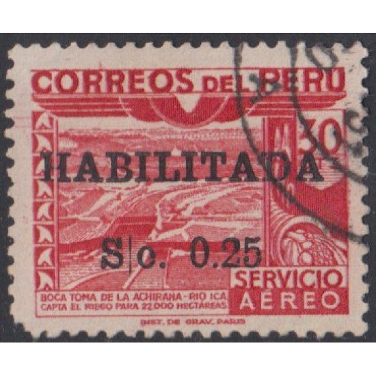 Perú A- 97 1951 Río Ica Usado Perú A- 97 1951 Río Ica Usado
