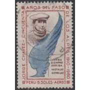 Perú A- 192 1963 50 años del paso de Los Alpes Jorge Chávez Usado