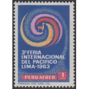Perú A- 195 1965 3ra Internacional del Pacífico Lima 1963 MNH