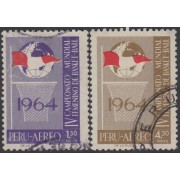 Perú A- 196/97 1965 IV Campeonato del mundo femenino de Basket-ball Usado