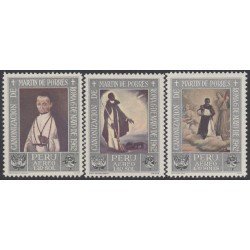 Perú A- 198/00 1965 IV Canonización de Martín de Porres MNH Perú A- 198/00 1965 IV Canonización de Martín de Porres MNH