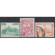Perú A- 210/12 1967 Tipos de 1953 Monumentos Observatorio Usado