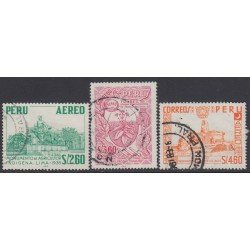 Perú A- 210/12 1967 Tipos de 1953 Monumentos Observatorio Usado Perú A- 210/12 1967 Tipos de 1953 Monumentos Observatorio Usado