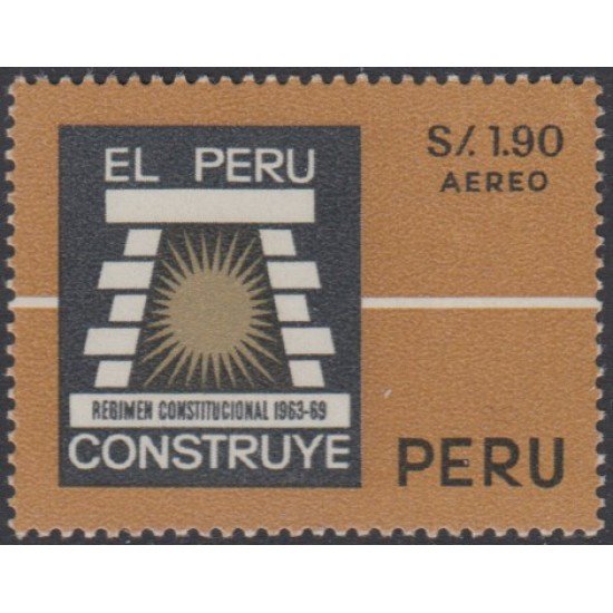 Perú A- 213 1967 Régimen Constitucional MNH Perú A- 213 1967 Régimen Constitucional MNH
