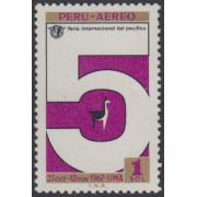 Perú A- 217 1967 5ta Feria Internacional del Pacífico MH