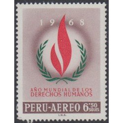 Perú A- 224 1968 Año internacional de los Derechos Humanos MH Perú A- 224 1968 Año internacional de los Derechos Humanos MH
