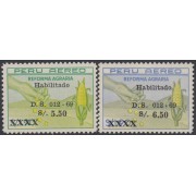 Perú A- 234/35 1969 Reforma Agraria MNH