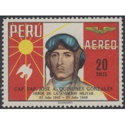 Perú A- 244 1969 Capitán José A. Quiñones González MNH Perú A- 244 1969 Capitán José A. Quiñones González MNH
