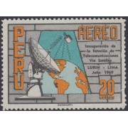 Perú A- 249 1969 Inauguración de la estación de telecomunicaciones MNH