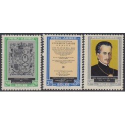 Perú A- 250/52 1969 353 Aniversario de la muerte de Garcilaso de la Vega MNH Perú A- 250/52 1969 353 Aniversario de la muerte de Garcilaso de la Vega MNH