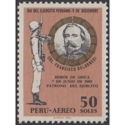 Perú A- 255 1969 Coronel Francisco Bolognesi MNH Perú A- 255 1969 Coronel Francisco Bolognesi MNH