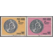 Perú A- 257/58 1970 Unicef Usado