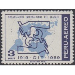 Perú A- 259 1970 Organización internacional del trabajo MH Perú A- 259 1970 Organización internacional del trabajo MH