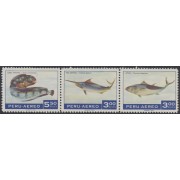 Perú A- 264/66 1970 Diversos peces Fish MNH