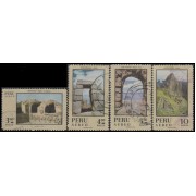 Perú A- 273/276 1970 Turismo Machu - Pichu Chan - chan Cuzco Usado