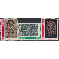 Perú A- 285/87 1971 Tapices Pre - Incas MNH Perú A- 285/87 1971 Tapices Pre - Incas MNH