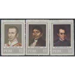 Perú A- 295/97 1971 José de la Riva Hipolito Unanue Francisco J. de Luna MH Perú A- 295/97 1971 José de la Riva Hipolito Unanue Francisco J. de Luna MH