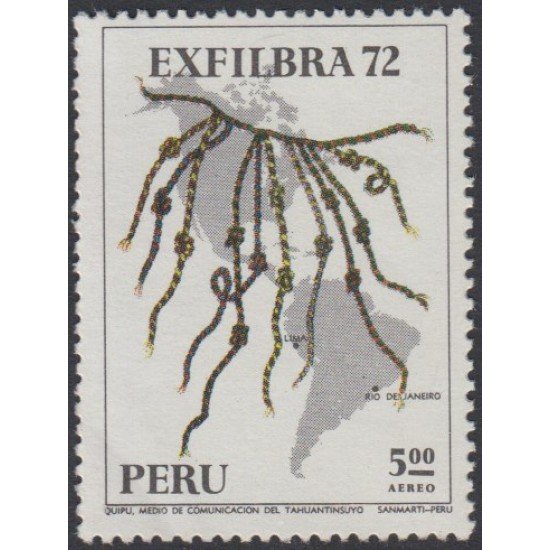 Perú A- 320 1972 4ta exposición filatélica interamericana Río de Janeiro MH Perú A- 320 1972 4ta exposición filatélica interamericana Río de Janeiro MH
