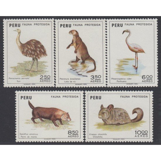 Perú A- 351/55 1973 Primer festival mundial del Basketball MNH Perú A- 351/55 1973 Primer festival mundial del Basketball MNH