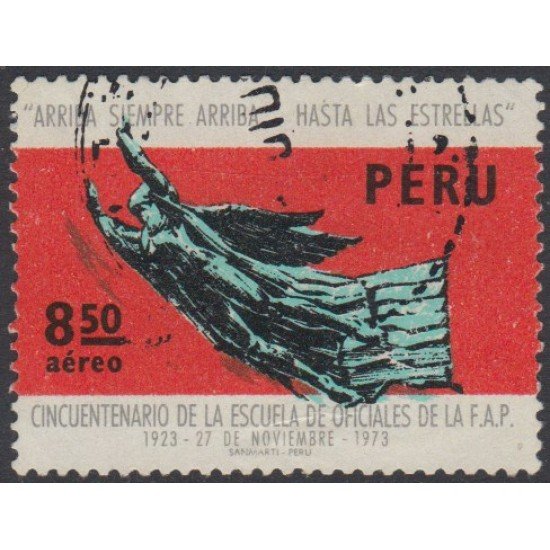 Perú A- 362 1973 50 Años de la escuela de oficiales de la FAP Usado Perú A- 362 1973 50 Años de la escuela de oficiales de la FAP Usado