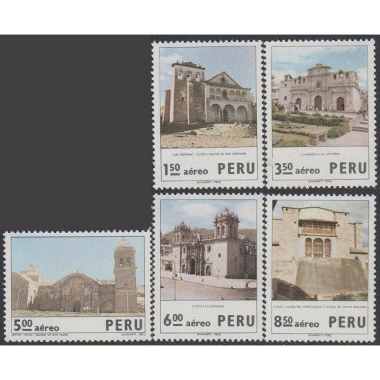 Perú A- 383/87 1974 Iglesia Catedral MH Perú A- 383/87 1974 Iglesia Catedral MH