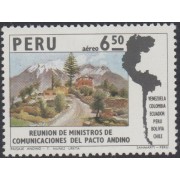 Perú A- 401 1975 Reunión de Ministros de comunicaciones del pacto andino MH