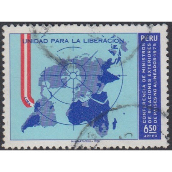 Perú A- 405 1975 Conferencia de Ministros de Relaciones Exteriores Usado