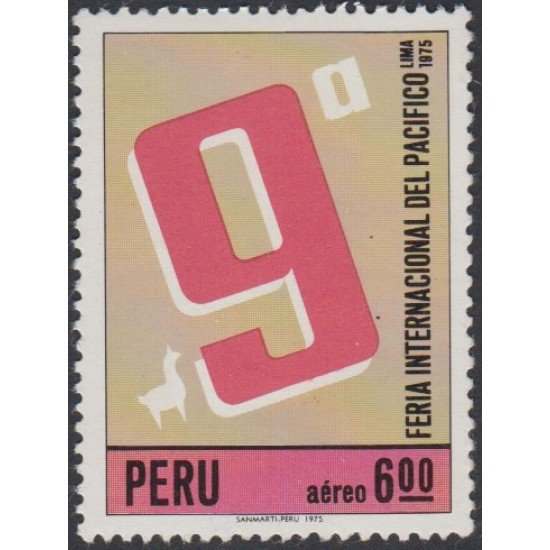 Perú A- 407 1975 Feria Internacional del Pacífico MH Perú A- 407 1975 Feria Internacional del Pacífico MH