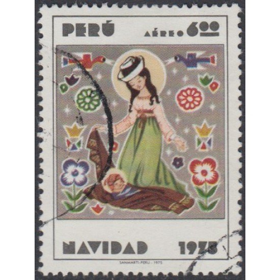 Perú A- 409 1975 Navidad Usado