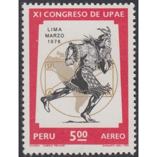 Perú A- 410 1976 XI Congreso de la UPAE MNH