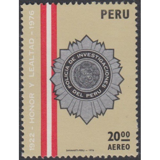 Perú A- 424 1976 Policía de Investigaciones del Perú MH Perú A- 424 1976 Policía de Investigaciones del Perú MH