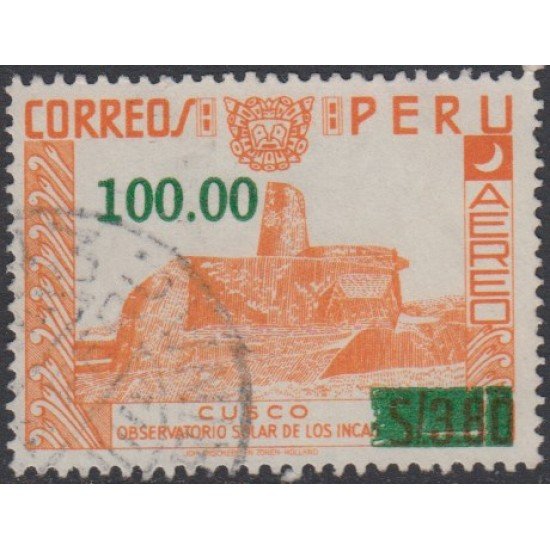 Perú A- 436 1976/77 Timbres Observatorio solar de los incas Usado Perú A- 436 1976/77 Timbres Observatorio solar de los incas Usado