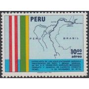 Perú A- 437 1976 Reencuentro presidencial Perú - Brasil MNH