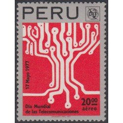 Perú A- 440 1977 Día mundial de las telecomunicaciones MNH Perú A- 440 1977 Día mundial de las telecomunicaciones MNH