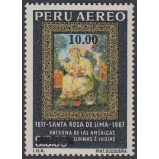 Perú A- 442 1977 Santa Rosa de Lima Patrona de las Américas MH Perú A- 442 1977 Santa Rosa de Lima Patrona de las Américas MH