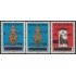 Perú A- 450/52 1977 Timbres aéreos Antarqui Alpaca MNH