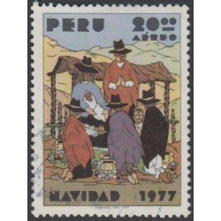 Perú A- 453 1977 Navidad Familia Inca Usado Perú A- 453 1977 Navidad Familia Inca Usado