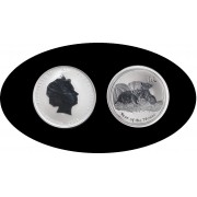 Australia 1 onza 2008 Año de la rata Year of the Mouse  Plata