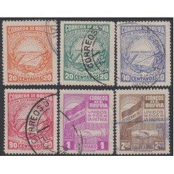 Bolivia 271/76 1944 Aniversario de la Revolución del 20 de diciembre Usado Bolivia 271/76 1944 Aniversario de la Revolución del 20 de diciembre Usado
