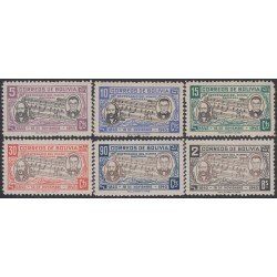 Bolivia 277/82 1946 Centenario del Himno Nacional MH Bolivia 277/82 1946 Centenario del Himno Nacional MH