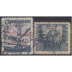Bolivia 283/84 1947 Serie Antigua Timbres postales de 1938/39 Usado Bolivia 283/84 1947 Serie Antigua Timbres postales de 1938/39 Usado