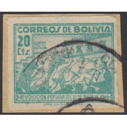 Bolivia 285a 1947 Revolución popular del 21 de julio de 1946 Sin Dentar Usado Bolivia 285a 1947 Revolución popular del 21 de julio de 1946 Sin Dentar Usado