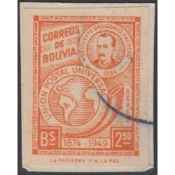 Bolivia 299 1949 Presidente Gregorio Pacheco Unión Postal Universal Sin Dentar Usado Bolivia 299 1949 Presidente Gregorio Pacheco Unión Postal Universal Sin Dentar Usado