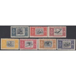 Bolivia 319/25 1951 V Campeonato Sudamericano de Atletismo MH Bolivia 319/25 1951 V Campeonato Sudamericano de Atletismo MH